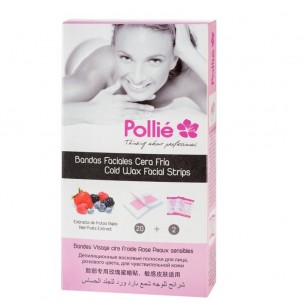 Estuche 12 Bandas Cera Faciales Frutos Secos