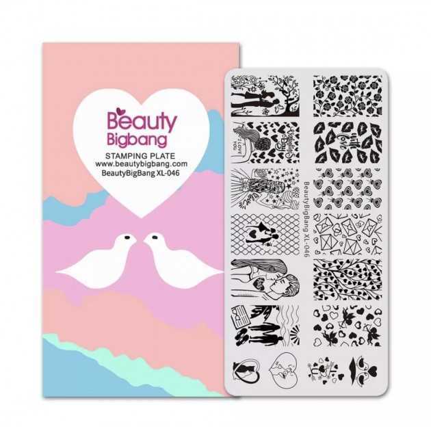 Placas para stamping Beauty BigBang