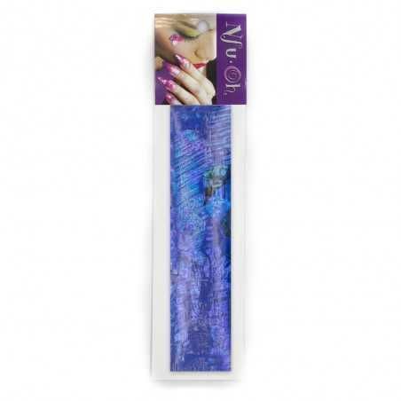 Nácar en cinta pegajosa Zebra Azul NFU Oh - 1