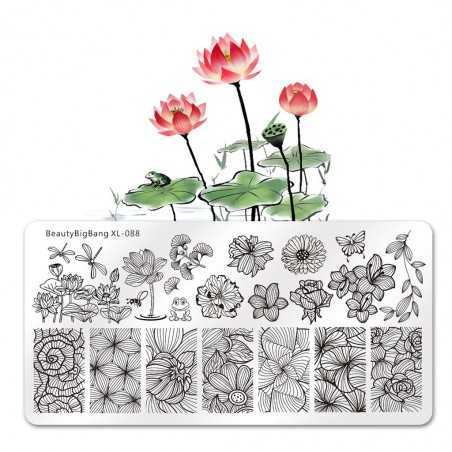 Placa de estampado de uñas Beauty BigBang 088 Beauty BigBang - 1