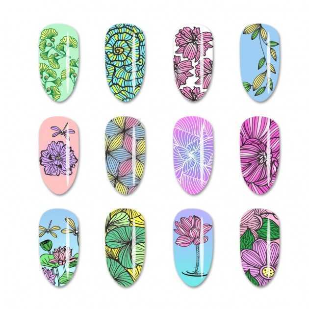 Placa de estampado de uñas Beauty BigBang 088 Beauty BigBang - 2