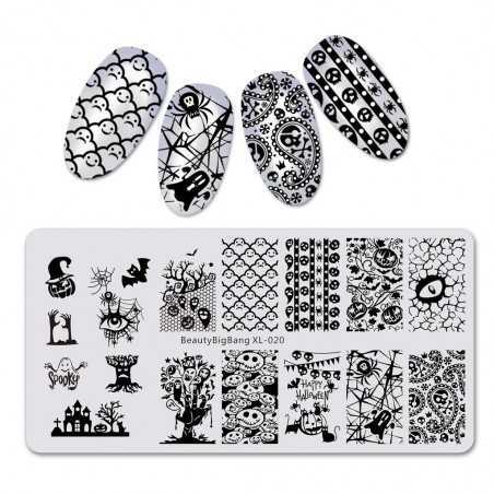 Placa de estampado de uñas Beauty BigBang 020 Beauty BigBang - 2
