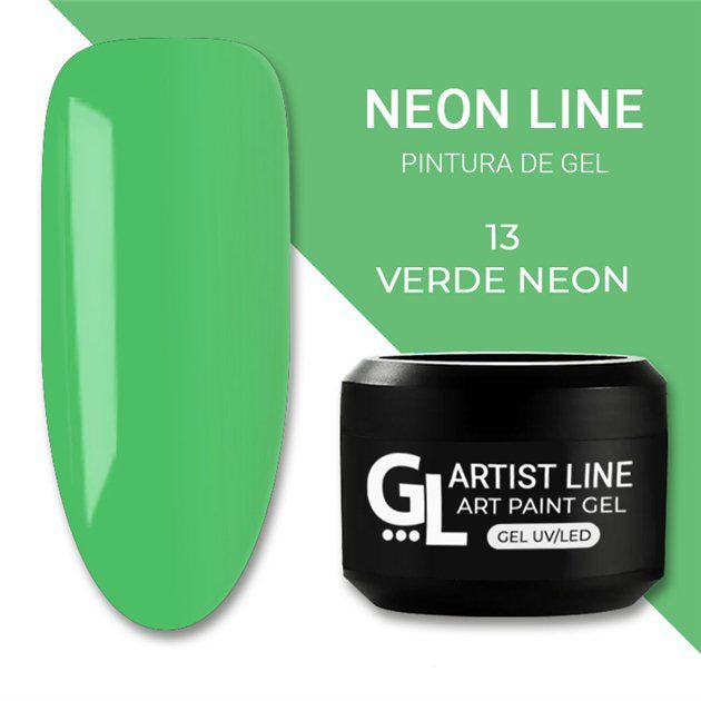 GL Art Paint Gel Verde Neon Strong