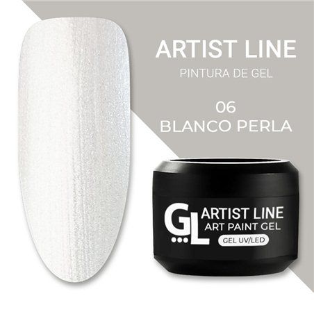 GL Art Paint Gel Blanco Perla