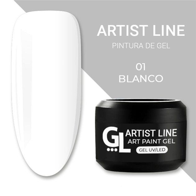 GL Art Paint Gel Blanco GL nails ® - 2