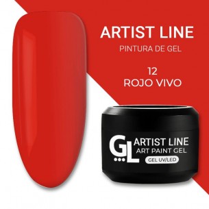 GL Art Paint Gel Rojo Vivo