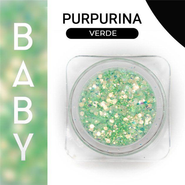 Purpurina Baby Verde