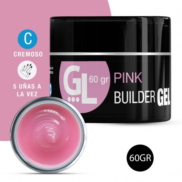 GL Builder Gel PINK 60 gr GL nails ® - 1