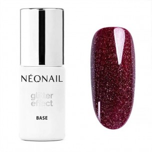 NeoNail Base Glitter Effect - Burgund Shine