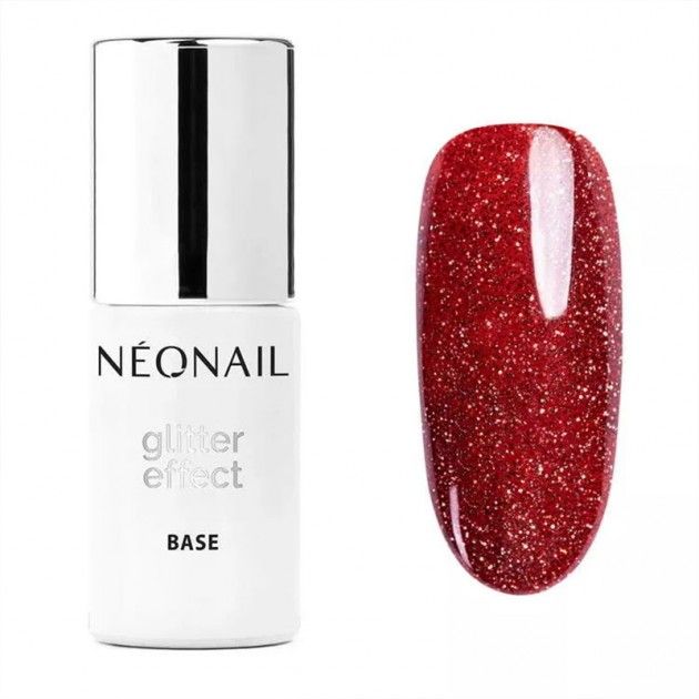 NeoNail Base Glitter Effect - Red Shine Neonail - 1