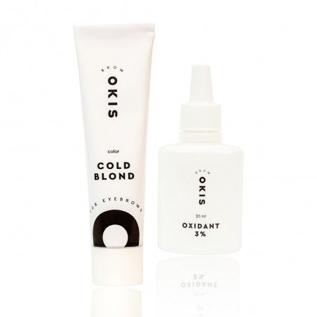 Tinte para cejas con extracto de henna Cold Blond + oxidante OKIS Brow - 2