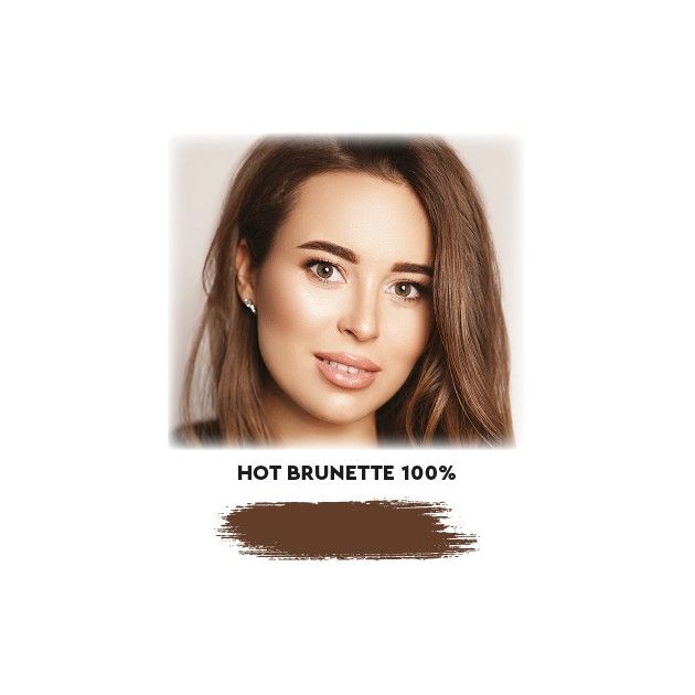 Tinte para cejas con extracto de henna Hot Brunette en sobre 5 ml OKIS Brow - 2