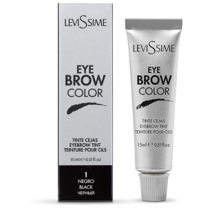 LevisSime tinte para cejas Color Negro 1-0 15mL