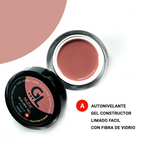 GL Fiber Builder Gel Nude 30 gr