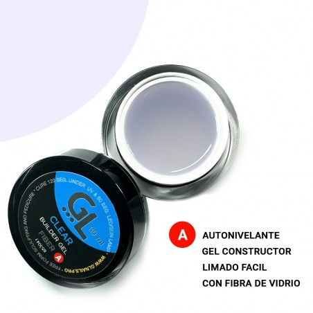 GL Fiber Builder Gel CLEAR 30 gr