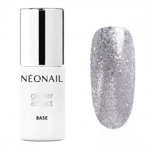 NeoNail Base Glitter Effect - Silver Twinkle