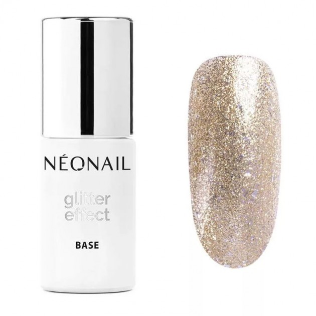 NeoNail Base Glitter Effect - Gold Twinkle