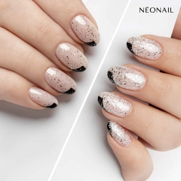 NeoNail Top Glow Silver Flakes