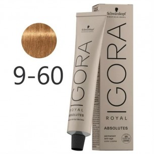 Tinte Absolutes IGORA ROYAL 9-60 Rubio Muy Claro Marrón Natural 60 ml