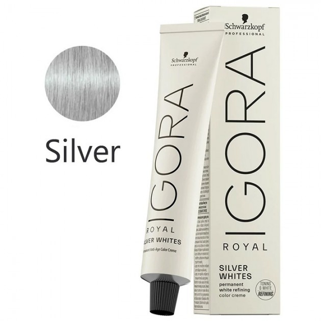 Tinte IGORA ROYAL Silver Whites Plata 60 ml