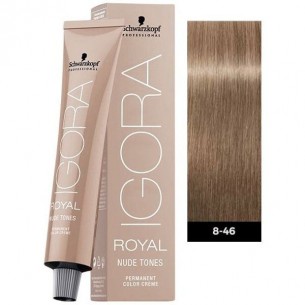 Tinte IGORA ROYAL Nude Tones 8-46 Rubio Claro Beige Chocolate 60 ml