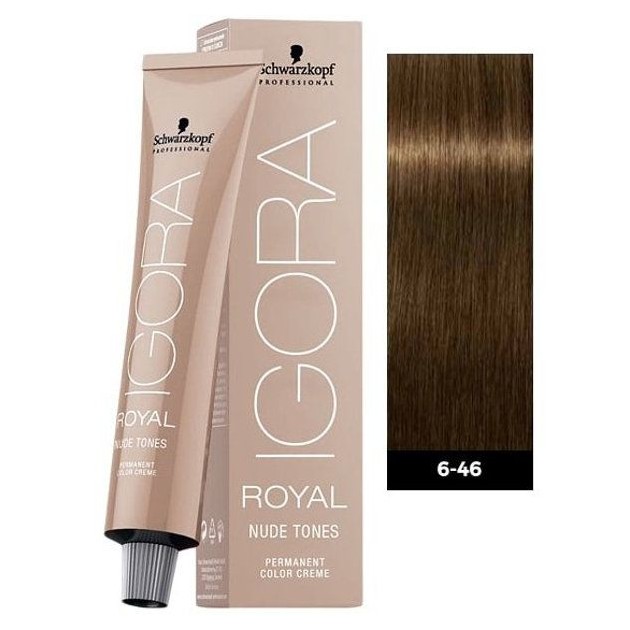 Tinte IGORA ROYAL Nude Tones 6-46 Rubio Oscuro Beige Chocolate 60 ml