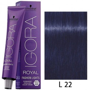 Tinte IGORA ROYAL Fashion Light L-22 Humo Intenso 60 ml
