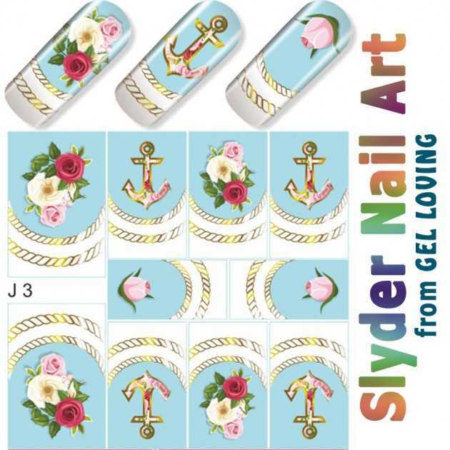 Slyder Nail Art J03