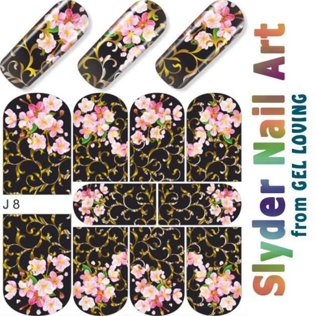 Slyder Nail Art J08