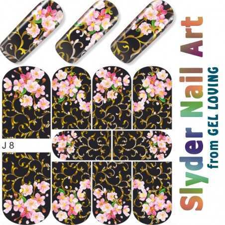 Slyder Nail Art J08